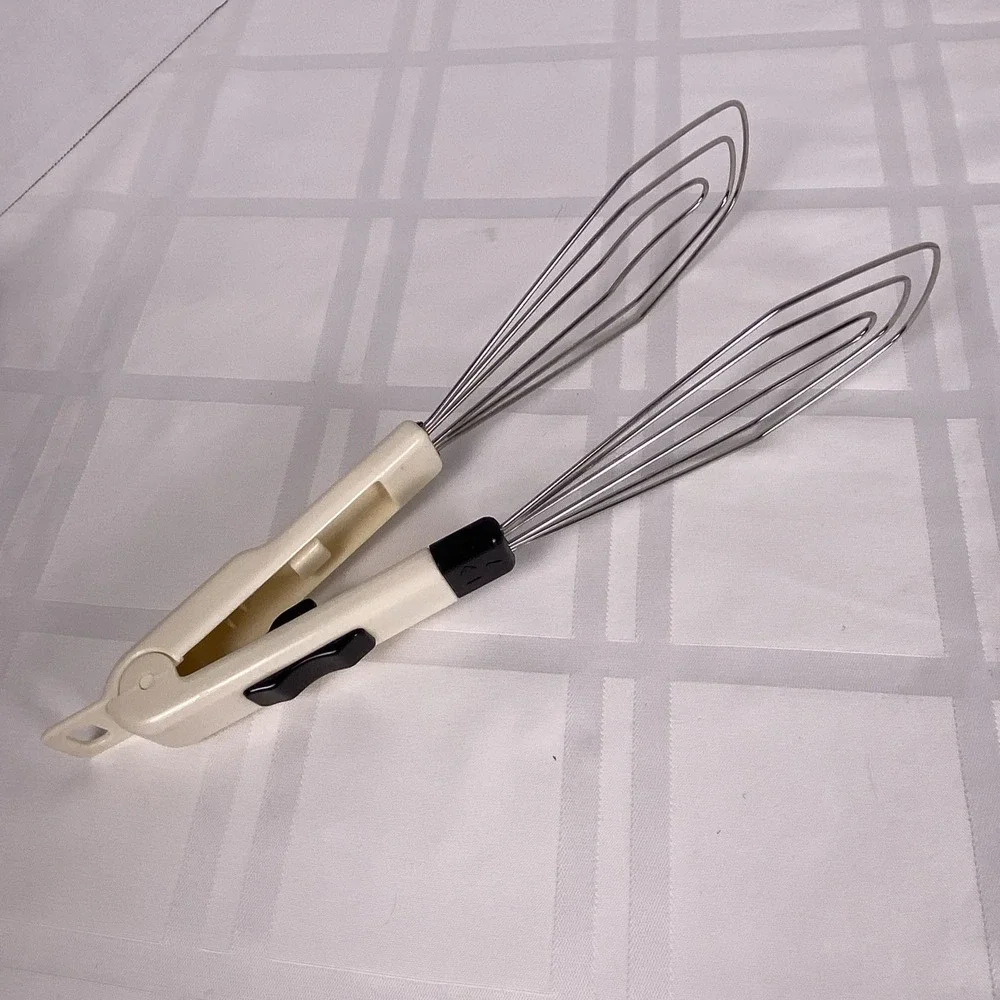 Retro White Kitchen Utensils. Lot of 10. Brands vary